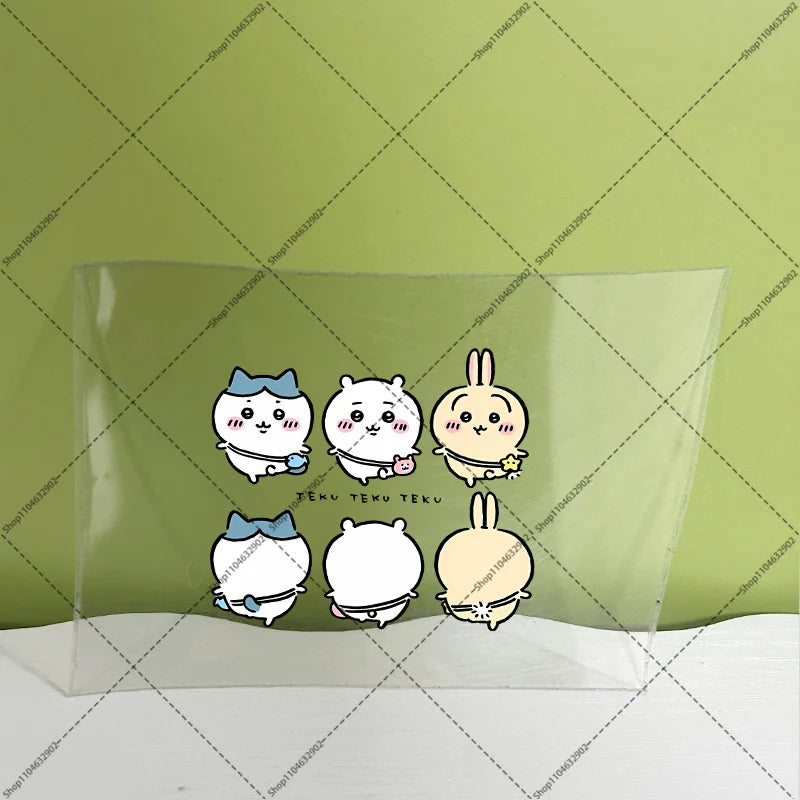 Chiikawas 3D Cartoon Transfer Sticker DTF UV Waterproof Stickers Suitable for Water Bottles Lunch Box Washable DIY Wraps Gifts