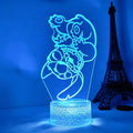 Lilo & Stitch 3D LED Night Light 7/16 Color Smart Touch Room Decor Bedside Night Light Birthday Valentine's Day Christmas Gift