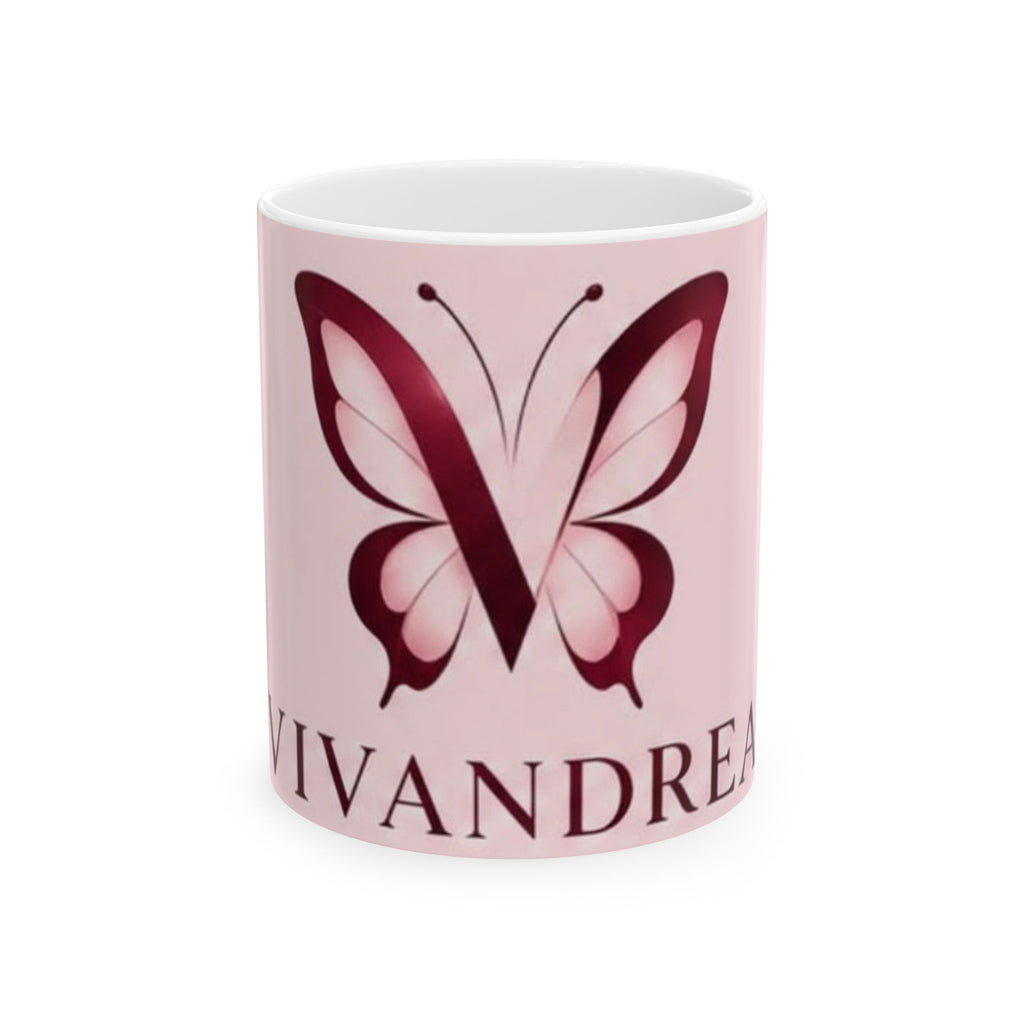 Vivandre Butterfly Personalized Ceramic Mug