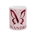 Vivandre Butterfly Personalized Ceramic Mug