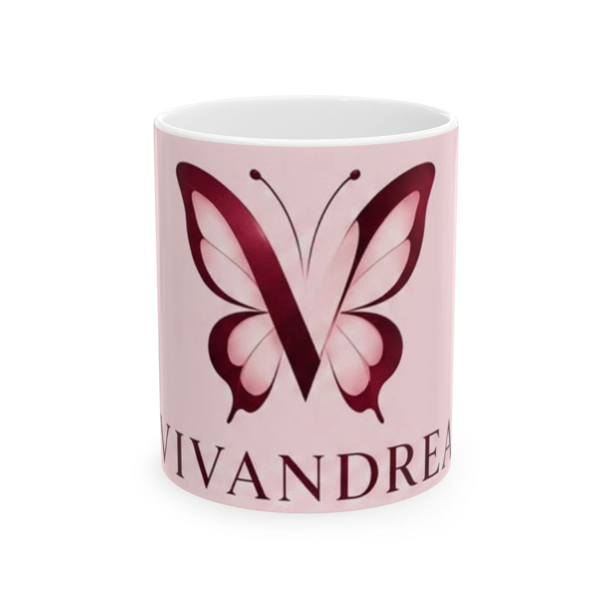 Vivandre Butterfly Personalized Ceramic Mug