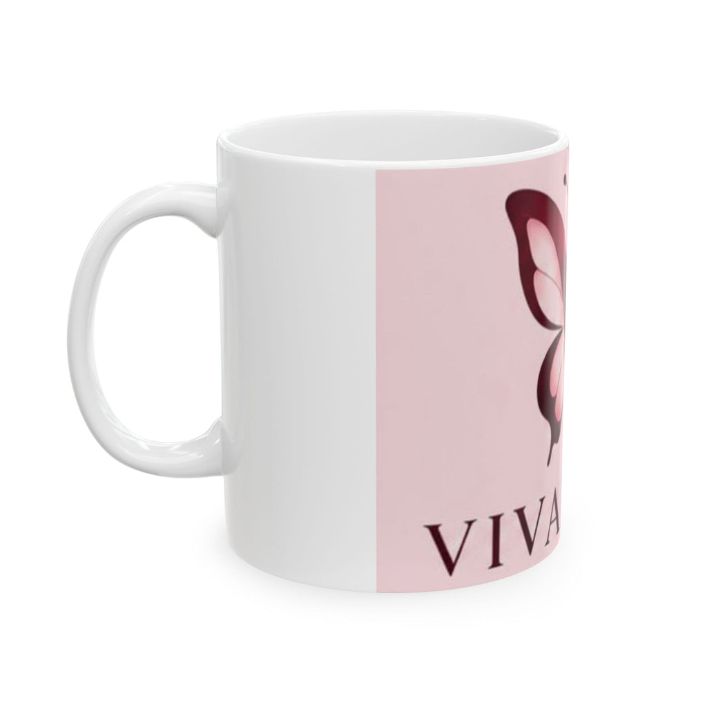 Vivandre Butterfly Personalized Ceramic Mug