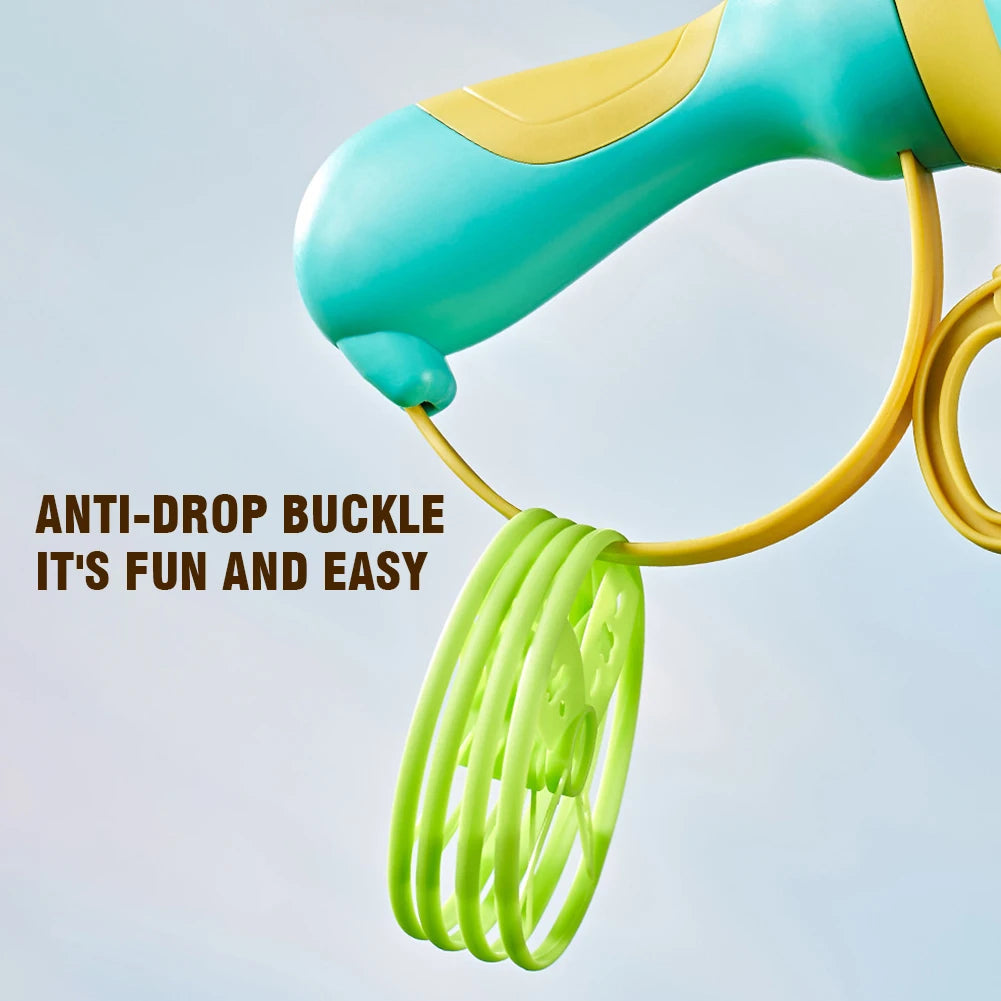 Flying Saucer Disc Launcher Kids Flying Toys Pull String UFO Throw Catch Outdoor Sport Propeller Children Toy Gifts For Boy Girl