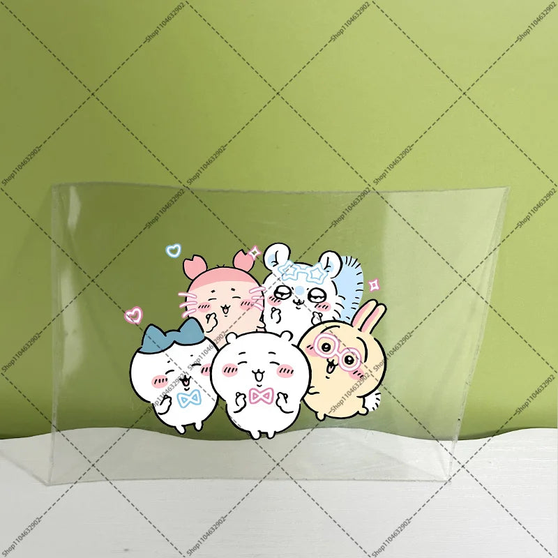Chiikawas 3D Cartoon Transfer Sticker DTF UV Waterproof Stickers Suitable for Water Bottles Lunch Box Washable DIY Wraps Gifts