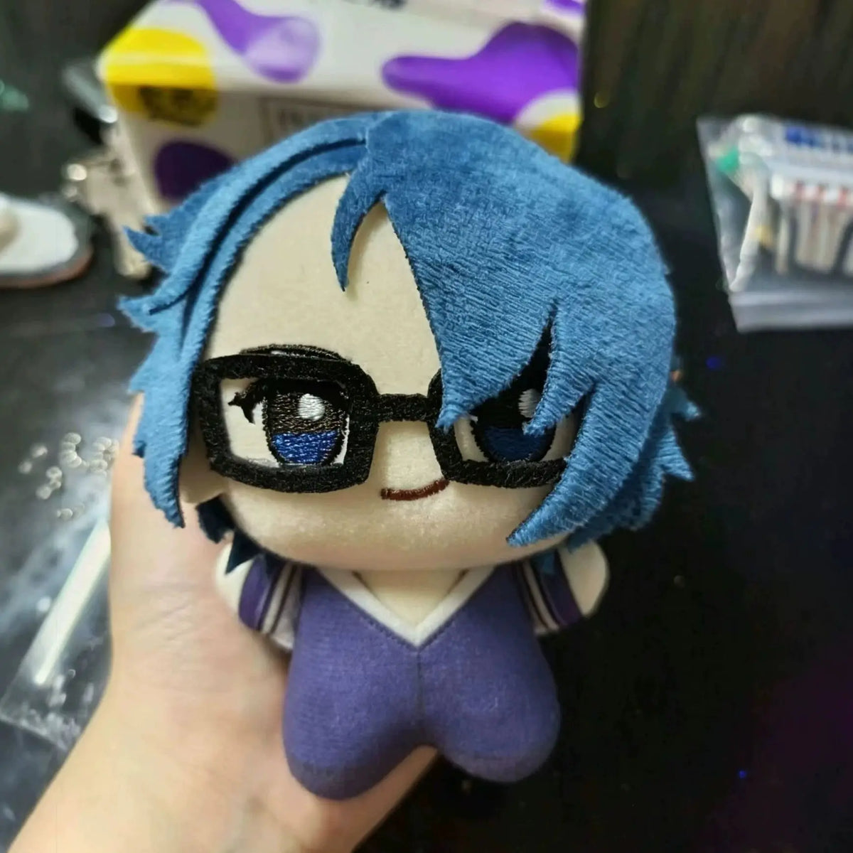 10cm Fushimi Saruhiko Plushie Stuffed ‌Anime K Yata Misaki Figures Plush Doll Toys Keychain Pendant Holiday Xmas Gifts