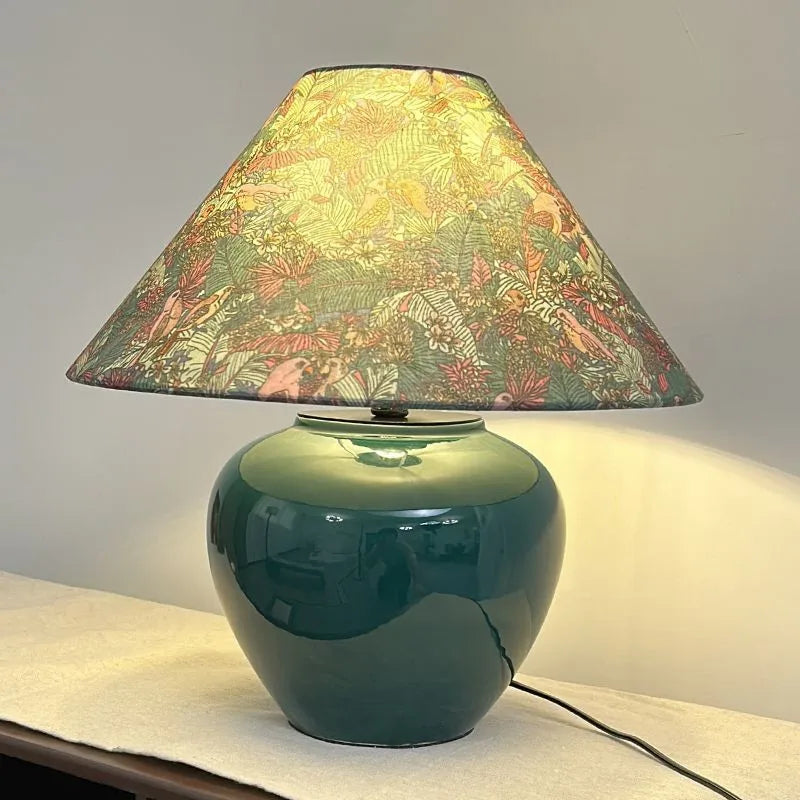 For Wabi-Sabi Style Ceramic Lamp, Bedside Decoration for Hotel, Living Room & Bedroom