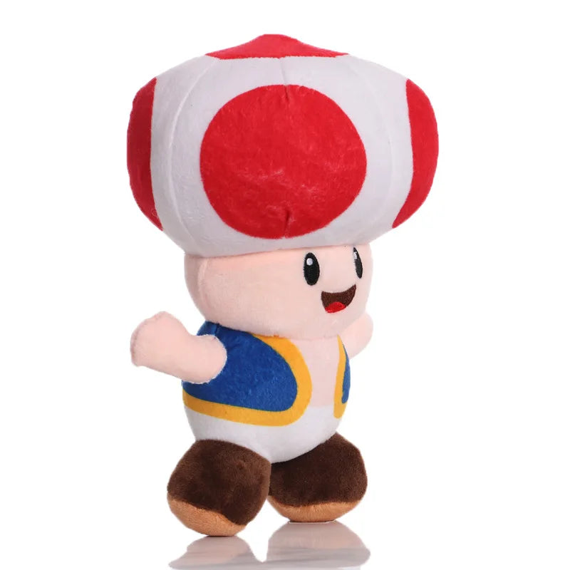Captain Toad Plush Toys 22cm Doll Anime Game Character Mushroom Man Toad Plush Soft Stuffed Toys for Kids Gift