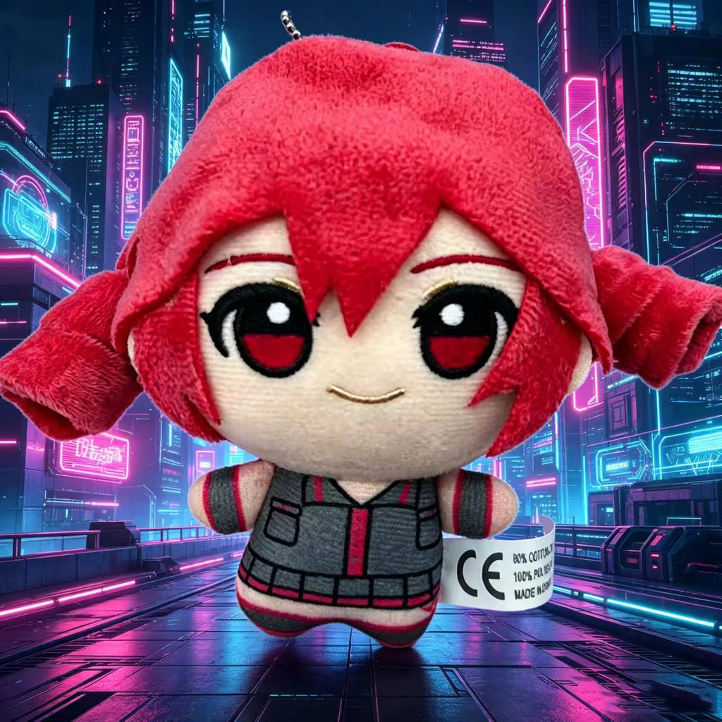 Kasane Teto Plush Toy Soft Doll Stuffed Plushies Figure Anime Cosplay Cartoon Birthday Present Christmas Gift for Fans Girl