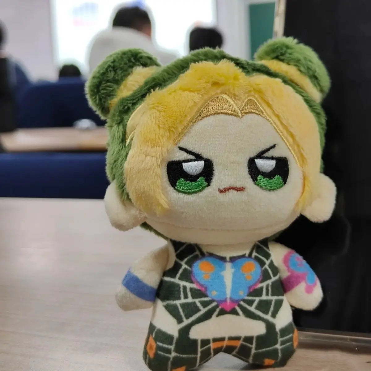 10cm Jolyne Cujoh Plushie Anime Kujo Jorin Figures Cosplay Cotton Stuffed Plush Doll Toys Pendants Keychain Birthday Xmas Gift