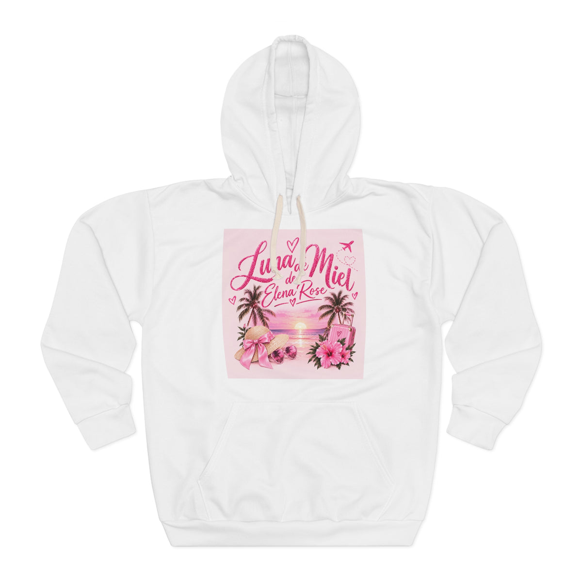 Luna Miel Floral Pullover Hoodie