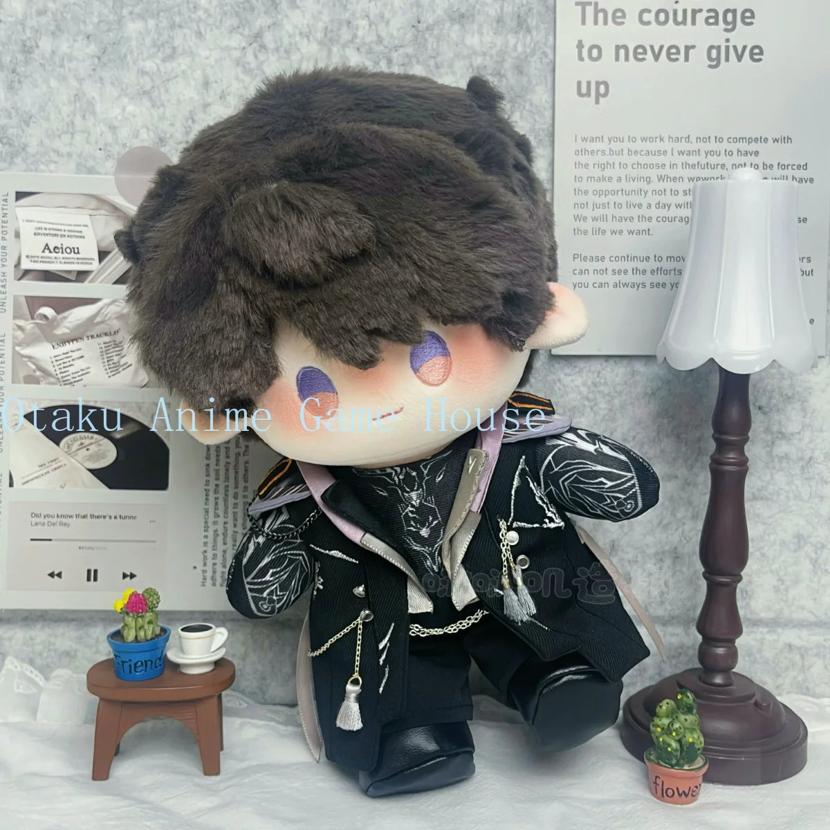 20cm Love and Deepspace Caleb Doll Clothes Kawaii Jacket for Plush Doll Cotton Toy Accessories Birthday Gift Cosplay