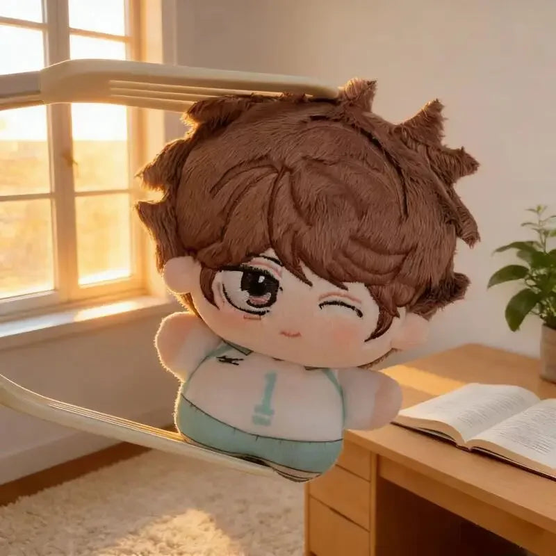 Cartoon Anime Haikyuu Shoyo Hinata Tobio Kageyama Pp Cotton Filling Plush Doll Accompany Toys Desktop Decoration Birthday Gift