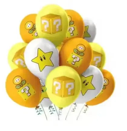 Mario Luigi Peach Princess Balloon Set Kawaii Anime Figure Balloons Kids Happy Birthday Party Decoration Supply Kids Toys Gifts