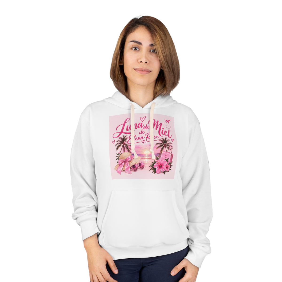 Luna Miel Floral Pullover Hoodie