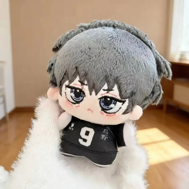Cartoon Anime Haikyuu Shoyo Hinata Tobio Kageyama Pp Cotton Filling Plush Doll Accompany Toys Desktop Decoration Birthday Gift