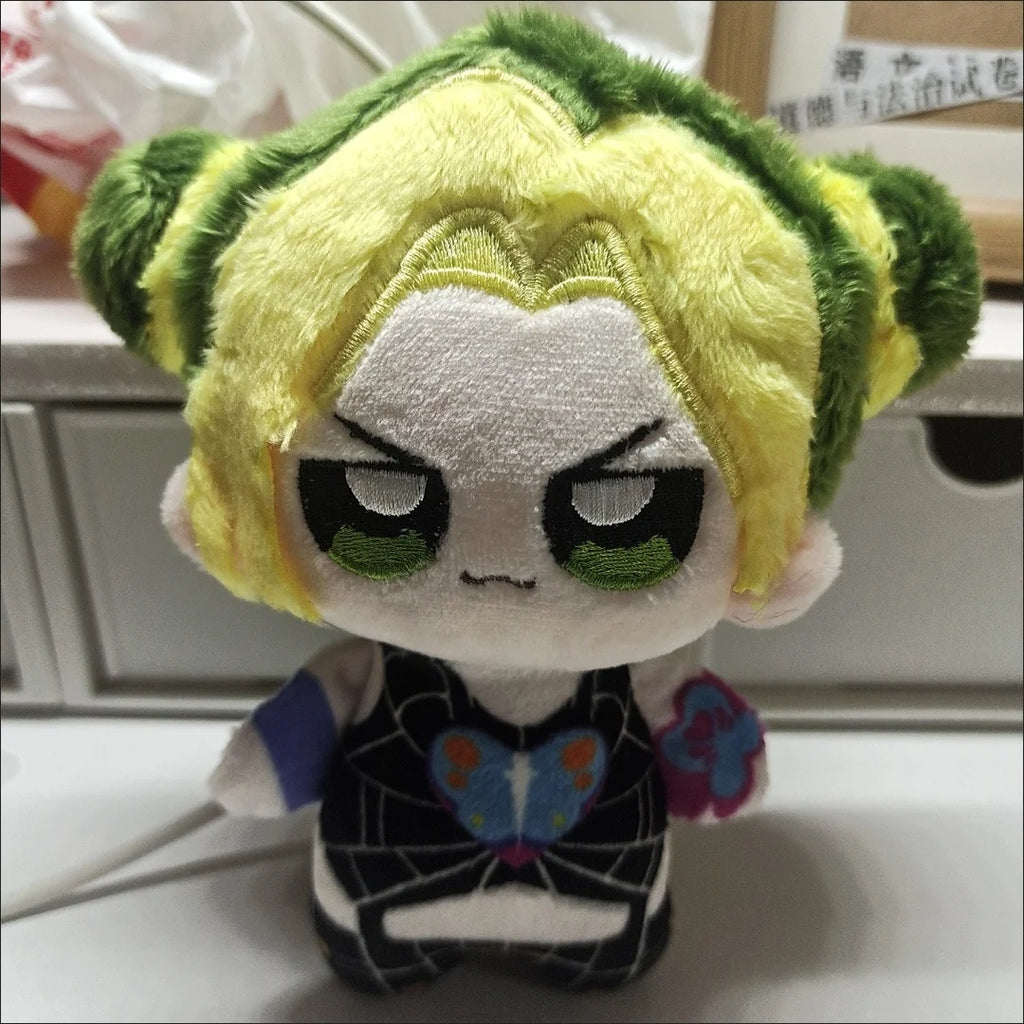 10cm Jolyne Cujoh Plushie Anime Kujo Jorin Figures Cosplay Cotton Stuffed Plush Doll Toys Pendants Keychain Birthday Xmas Gift