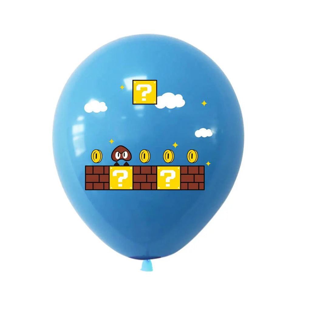 Mario Luigi Peach Princess Balloon Set Kawaii Anime Figure Balloons Kids Happy Birthday Party Decoration Supply Kids Toys Gifts