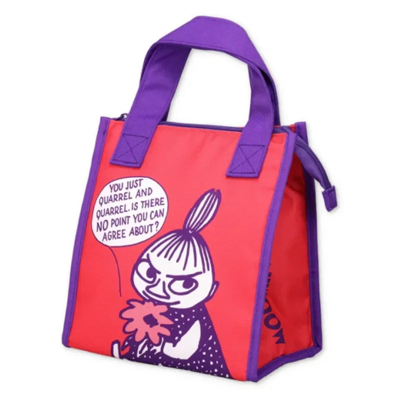 Creativity Anime Moomins Series Lunch Box Cartoon Role Printing Thermal Insulation and Cold Preservation Handheld Lunch Box Bag
