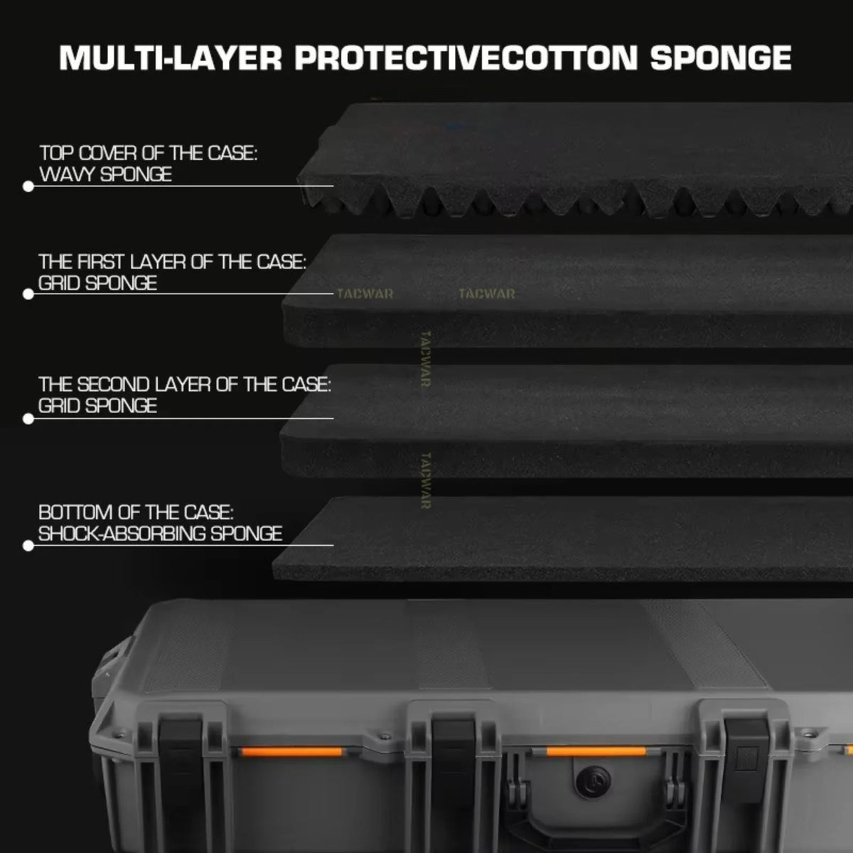 Storm Safety Case (Internal Dims 93*37 cm), Waterproof Tool Box Photography Equipment Safety Protection Box Organizer