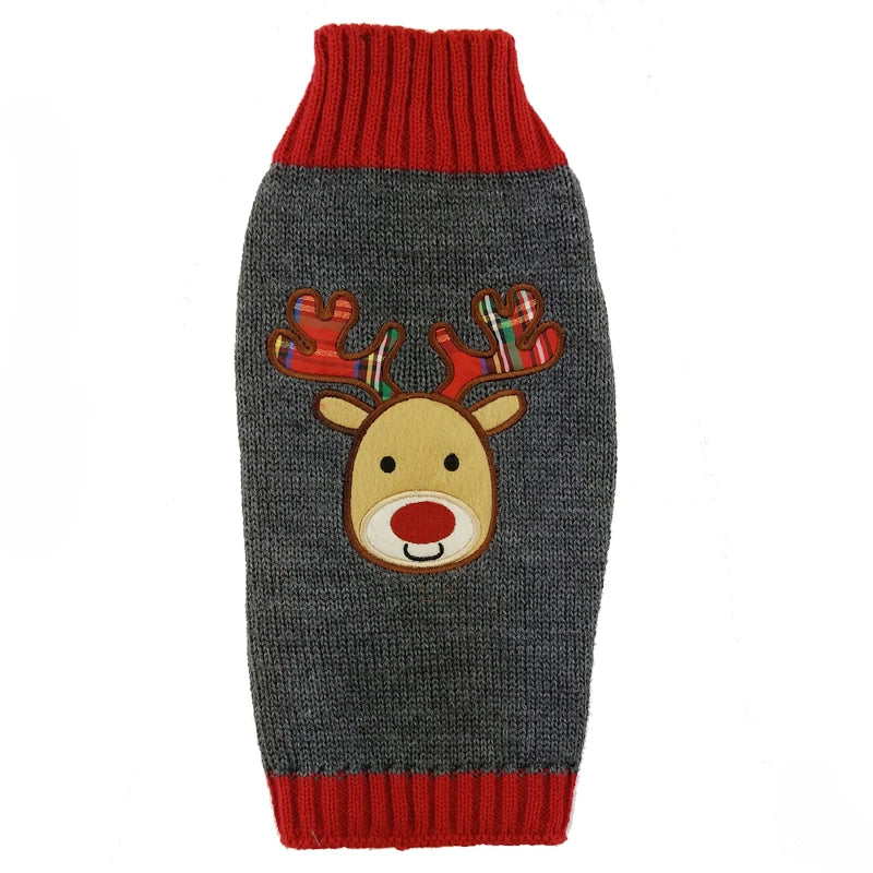 Winter Dog Clothes Christmas Holiday Sweater Chihuahua Teddy Outfit Coat for Small Medium Large Dog and Cat Autumn Warm