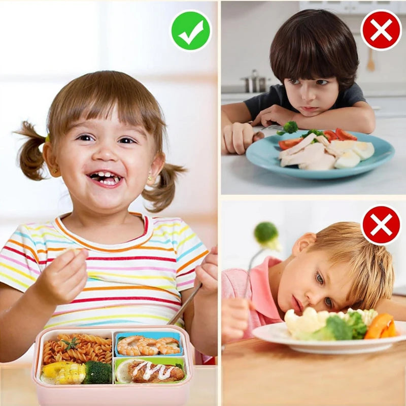 8PCS Silicone Lunch Box Dividers For Children Kids School Food Dividers For Bento Box Silicone Cupcake Liners Mold Baking Tools.