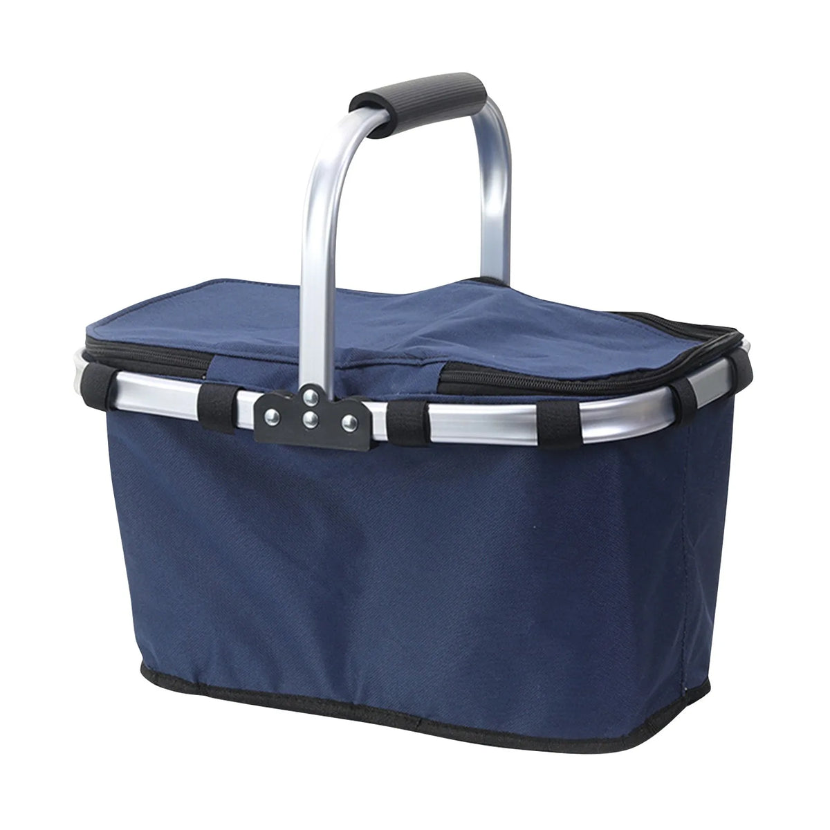 Picnic Basket Outdoor Ice Pack Foldable Insulation Bag Portable Shopping Basket With Lunch Box Fast Food Takeaway Insulation Bas