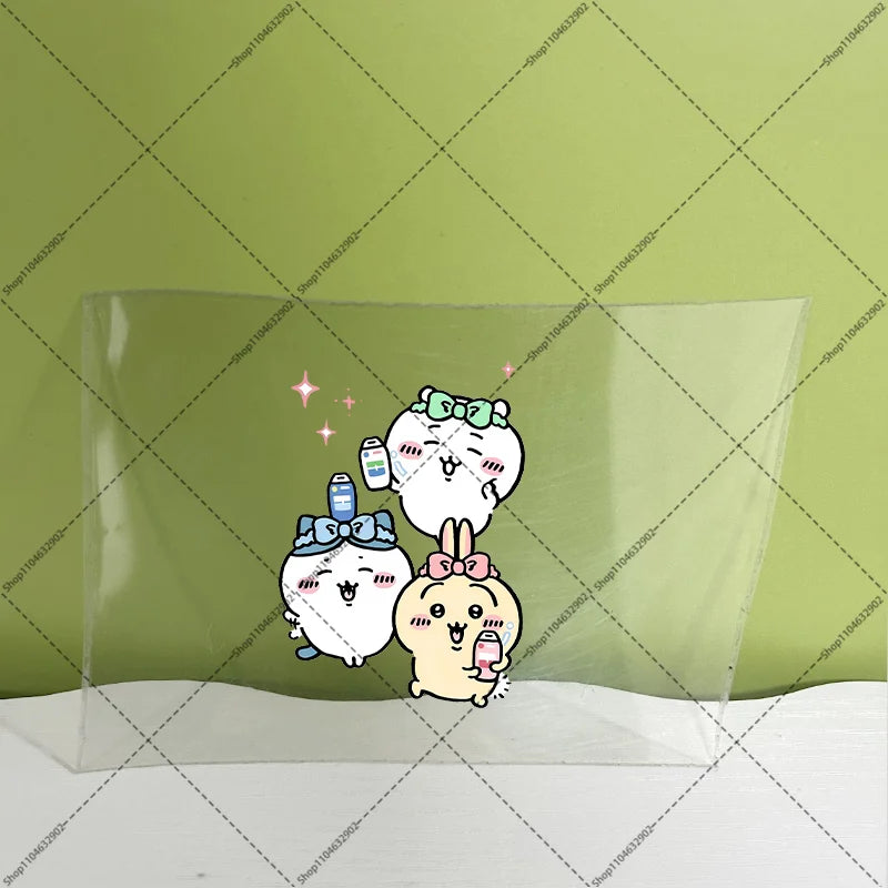 Chiikawas 3D Cartoon Transfer Sticker DTF UV Waterproof Stickers Suitable for Water Bottles Lunch Box Washable DIY Wraps Gifts
