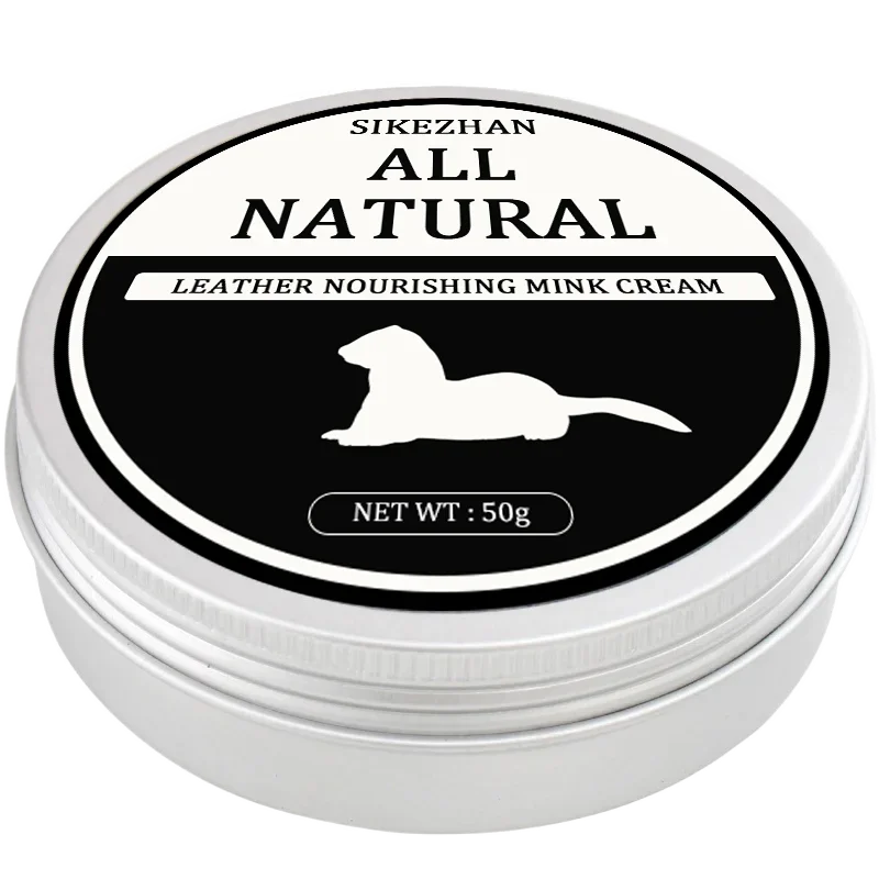 Car Leather Cleaning cream Seat Maintenance Care Oil Leather Restoration Mink Oil Cream Leather Sofa car Interior Polishing
