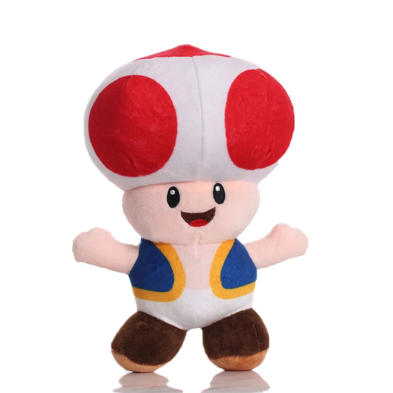 Captain Toad Plush Toys 22cm Doll Anime Game Character Mushroom Man Toad Plush Soft Stuffed Toys for Kids Gift
