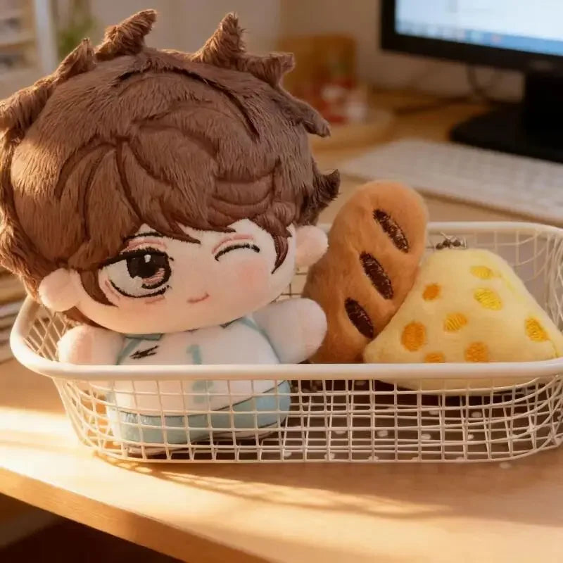 Cartoon Anime Haikyuu Shoyo Hinata Tobio Kageyama Pp Cotton Filling Plush Doll Accompany Toys Desktop Decoration Birthday Gift