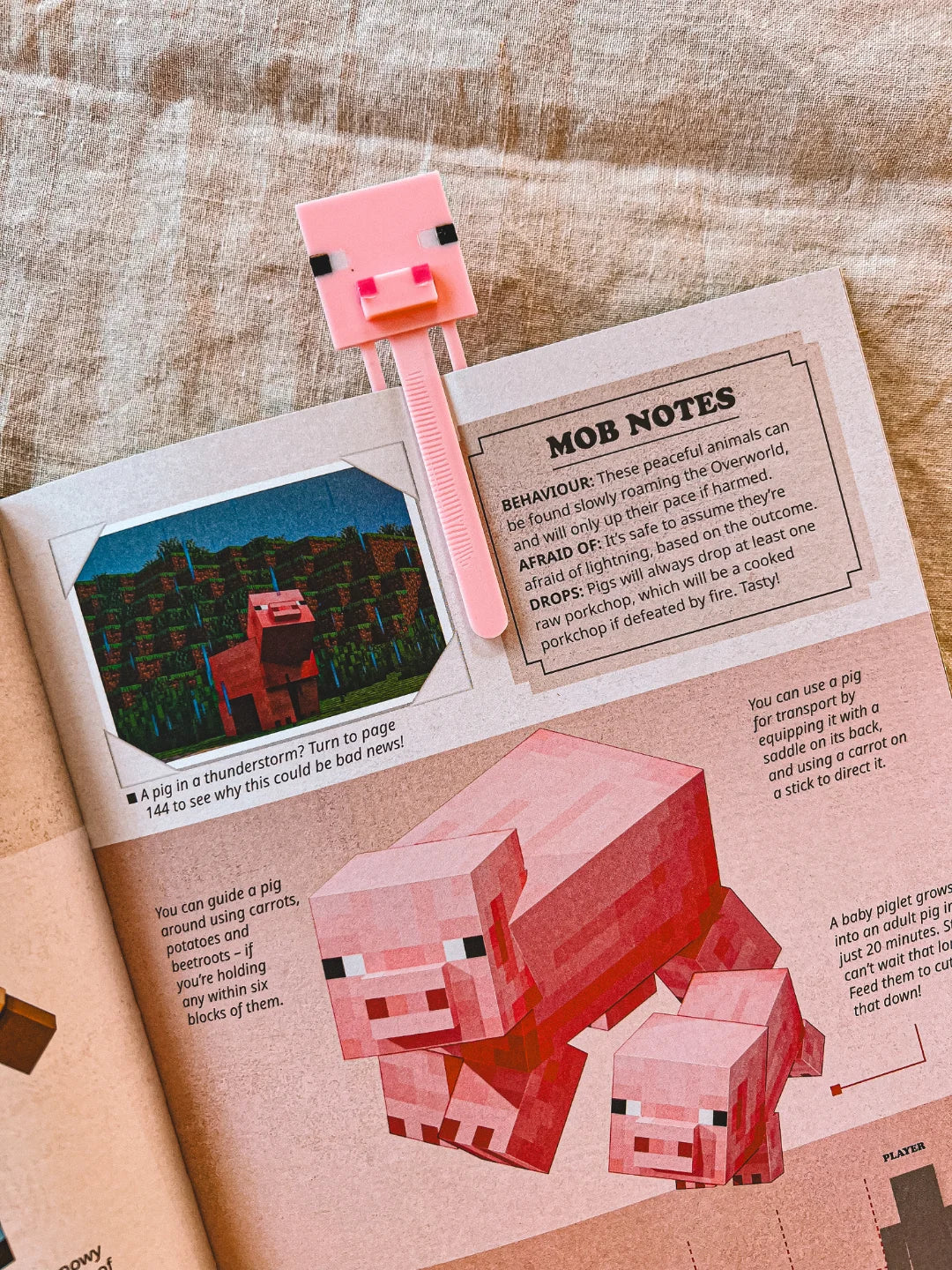 3/6pcs New Cartoon Minecraft Bookmark Shelf High Quality Accessories Gifts