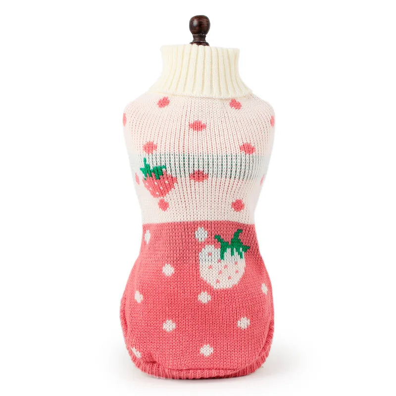 Popular Elk Print Cat Puppy Sweater Autumn Winter Pet Clothes Coat for Small Dogs Cats Cute Warm Sphynx Clothing Kitten Costume
