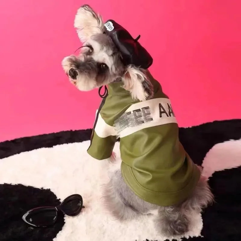 Pet Dog Jackets Winter Clothes Yorkshire Schnauzer Teddy Bear Dog Coat Puppy Clothes Designer Fashion Winter Puppy Clothing