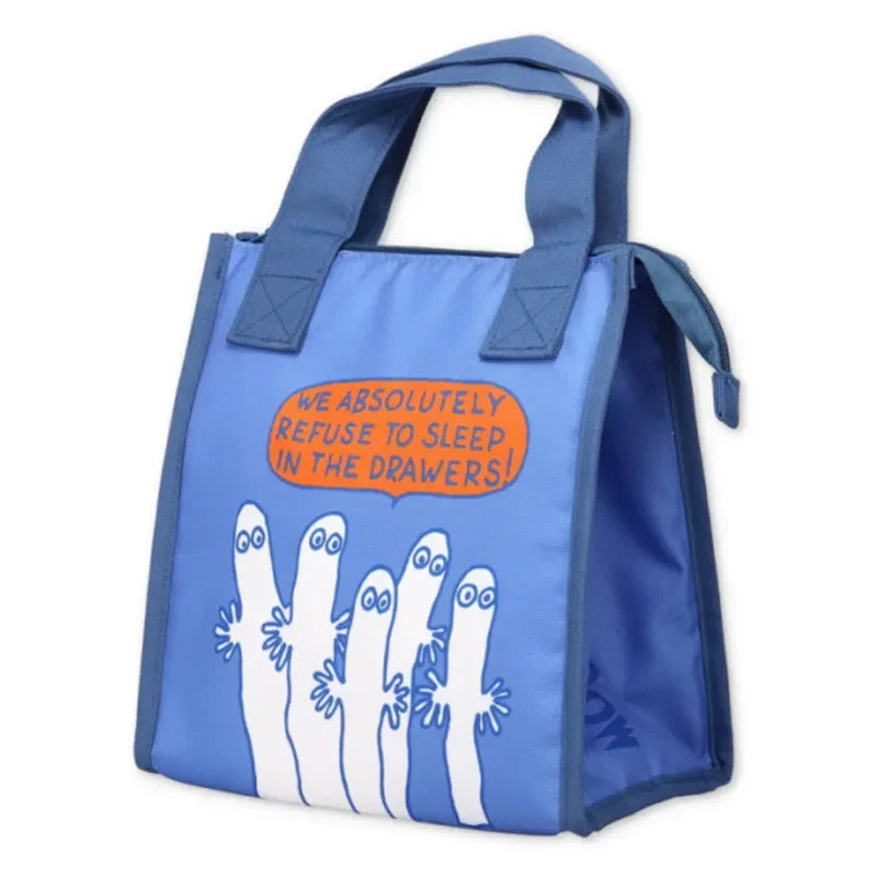 Creativity Anime Moomins Series Lunch Box Cartoon Role Printing Thermal Insulation and Cold Preservation Handheld Lunch Box Bag