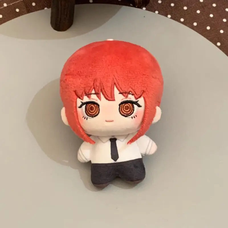 Cartoon Anime 10Cm Chainsaw Man Series Plush Toy Creativity Backpack Keychain Decoration Cute Peripherals Friend Birthday Gift