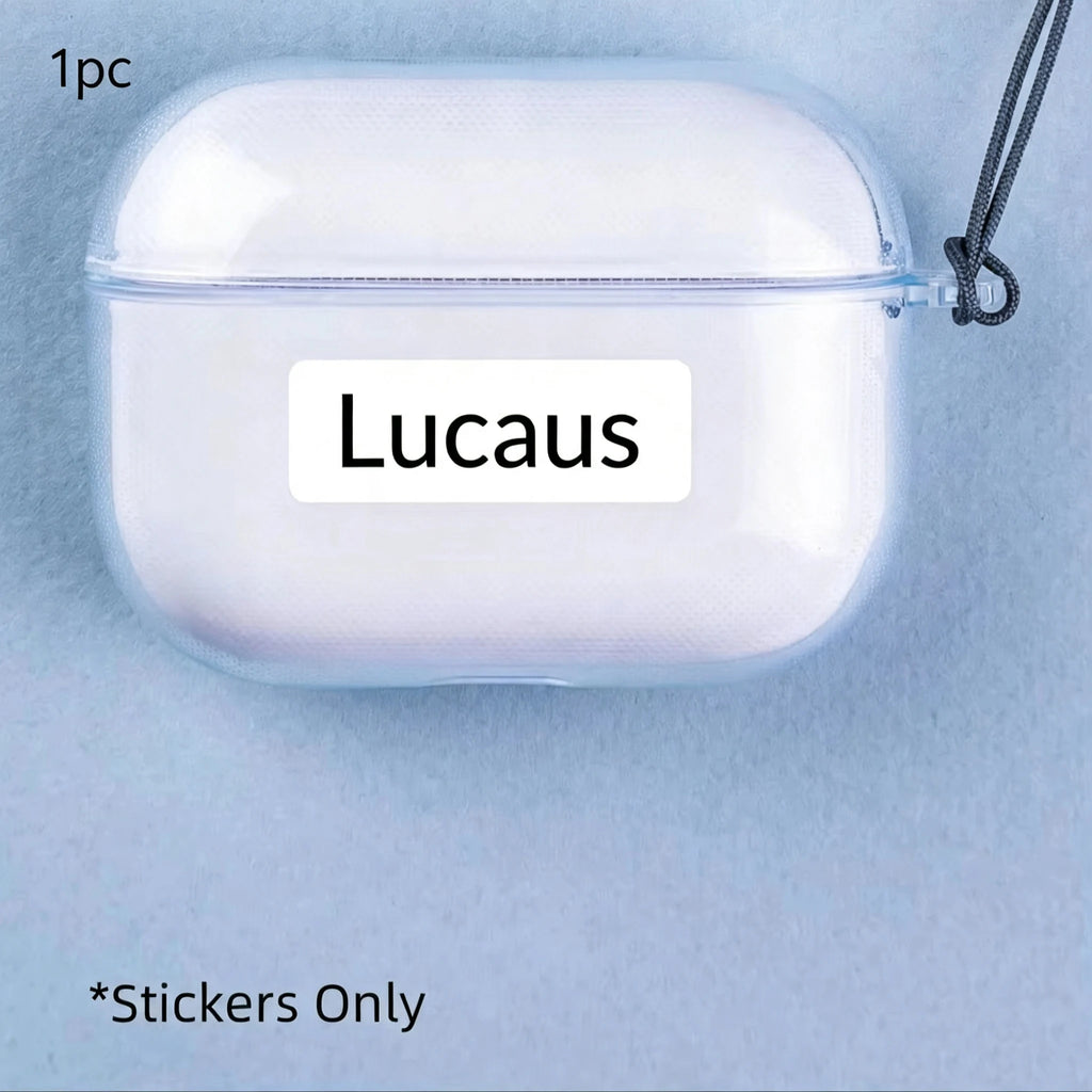 1-300PCS Custom Personalized Name Stickers, Waterproof Labels for Backpacks,Laptop Cases,Containers,Office Drawers,Lunch Boxes