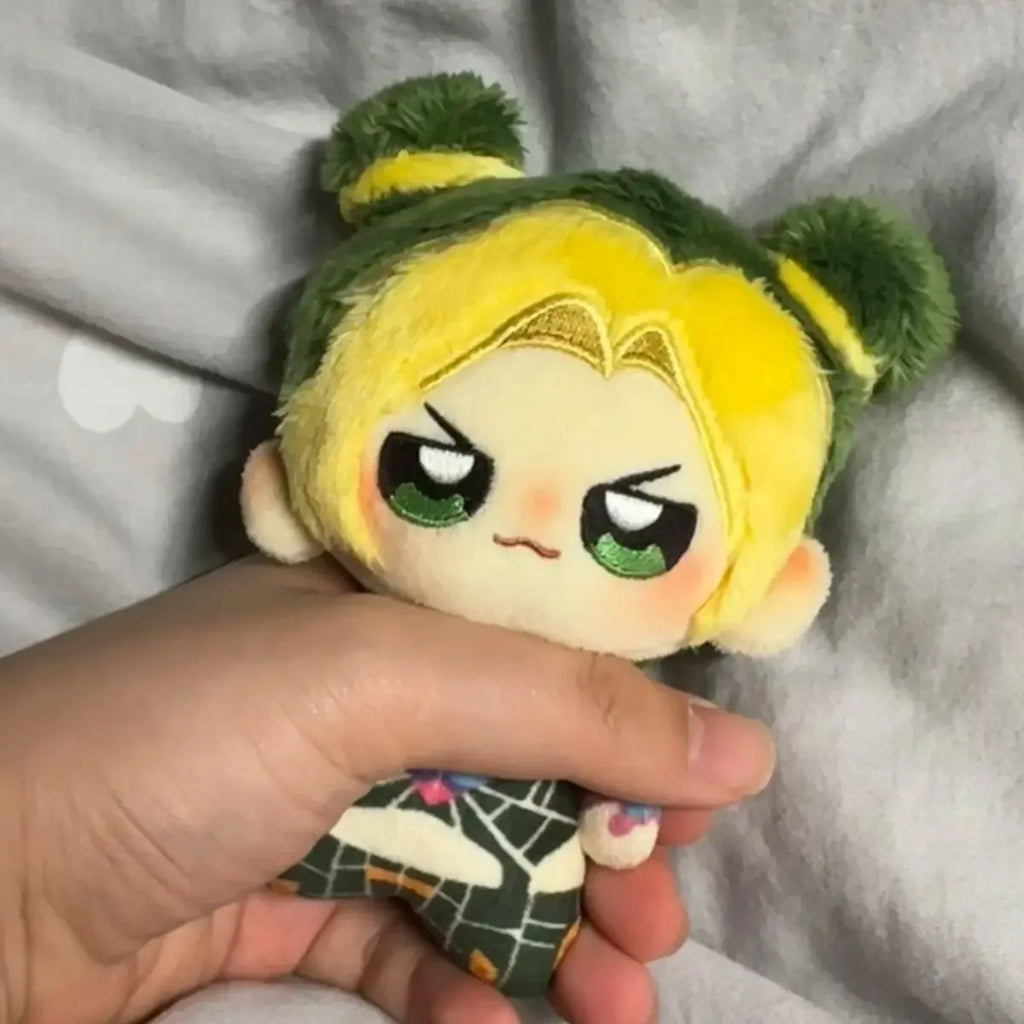 10cm Jolyne Cujoh Plushie Anime Kujo Jorin Figures Cosplay Cotton Stuffed Plush Doll Toys Pendants Keychain Birthday Xmas Gift