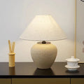 For Wabi-Sabi Style Ceramic Lamp, Bedside Decoration for Hotel, Living Room & Bedroom