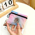 Singer T-Taylor-S-Swift-ES T-TTPD Oxford Fabric Mini Wallet Smooth Zipper Hanging Design Multi-use Small Storage Bag For Travel