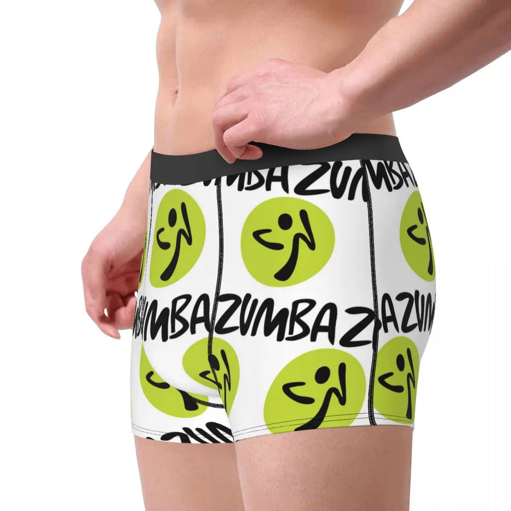 Boxer Underpants Shorts Fitness Zumba Dance Panties Men's Ventilate Underwear for Homme Man Boyfriend Gift