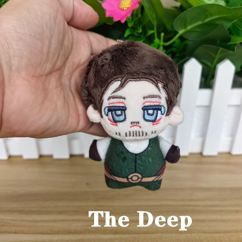 11cm Cosplay TV Series‌ Anime The Boys Character Soldier Boy / Homelander / The Deep Cartoon Plush Toy Bag Keychain Plushie Doll