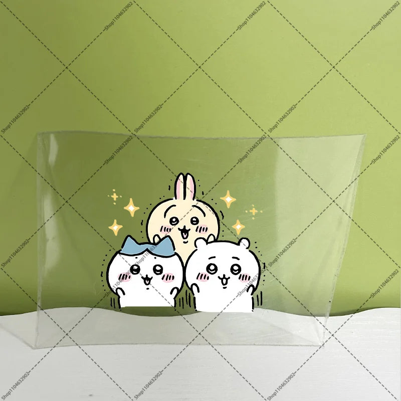 Chiikawas 3D Cartoon Transfer Sticker DTF UV Waterproof Stickers Suitable for Water Bottles Lunch Box Washable DIY Wraps Gifts