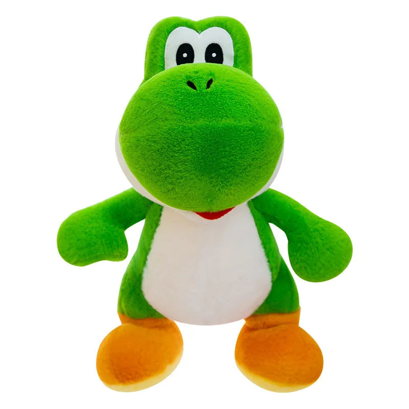 Cute Yoshi Green Dinosaur Plush Toy Soft Stuffed Plush Doll Comfortable Throw Pillow Home Decor Collection Holiday Gift