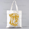 Schnauzer Ladies Handbags Cloth Women Female Foldable Canvas Shoulder Bag Canvas Tote Eco Shopping Bag Canvas Tote Bag Casual
