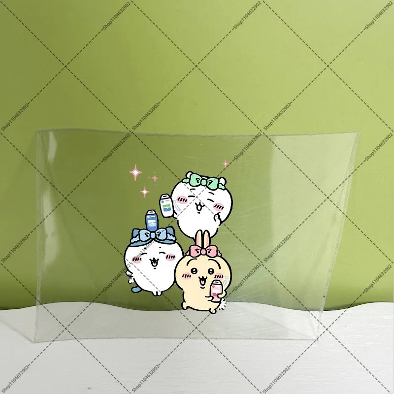 Chiikawas 3D Cartoon Transfer Sticker DTF UV Waterproof Stickers Suitable for Water Bottles Lunch Box Washable DIY Wraps Gifts