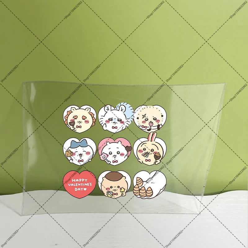 Chiikawas 3D Cartoon Transfer Sticker DTF UV Waterproof Stickers Suitable for Water Bottles Lunch Box Washable DIY Wraps Gifts