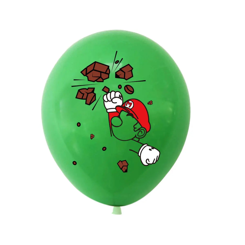 Mario Luigi Peach Princess Balloon Set Kawaii Anime Figure Balloons Kids Happy Birthday Party Decoration Supply Kids Toys Gifts