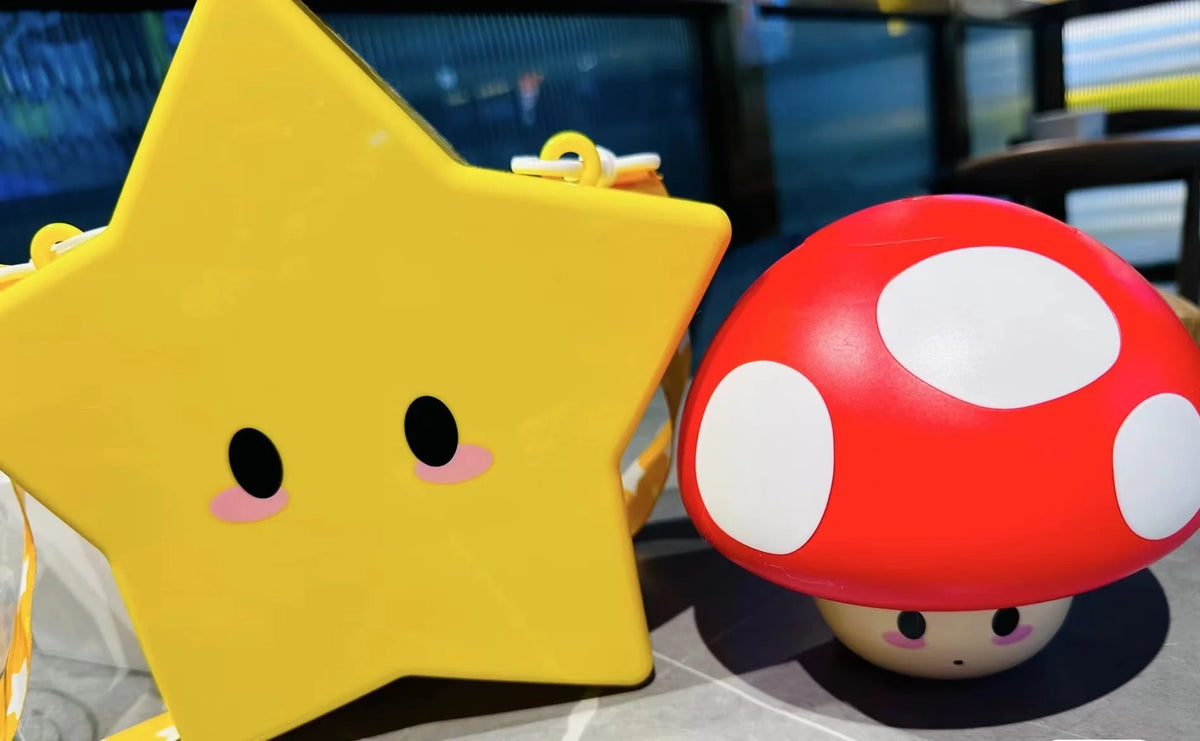 Game Glowing Star Carrying Bucket Crossbody Bag Glowing Popcorn Bucket Cute Girl Gift cosplay Decoration Bag