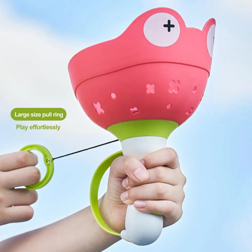 Flying Saucer Disc Launcher Kids Flying Toys Pull String UFO Throw Catch Outdoor Sport Propeller Children Toy Gifts For Boy Girl