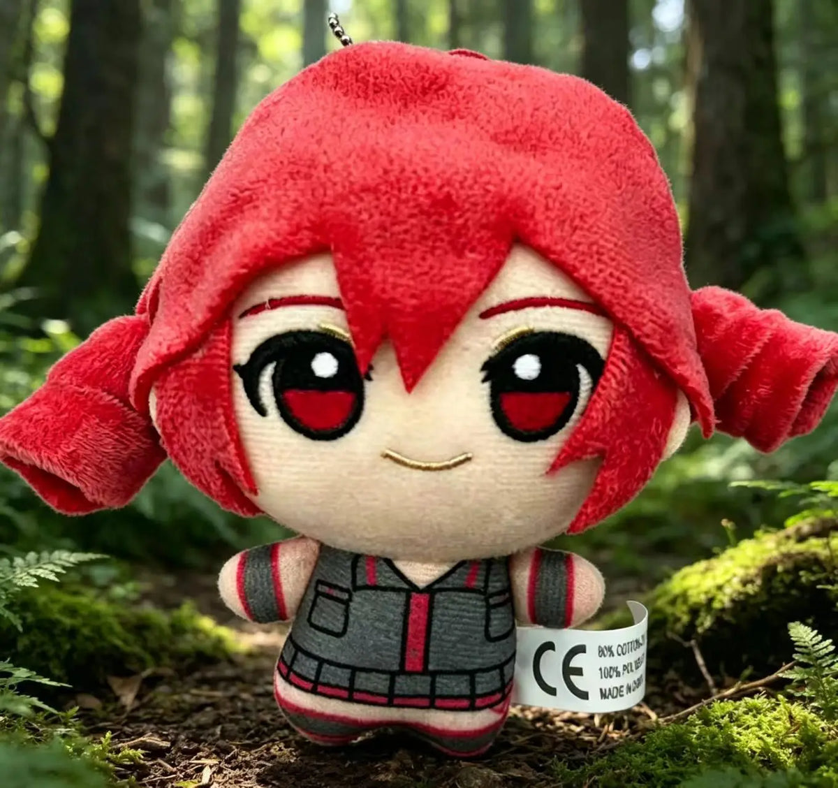 Kasane Teto Plush Toy Soft Doll Stuffed Plushies Figure Anime Cosplay Cartoon Birthday Present Christmas Gift for Fans Girl